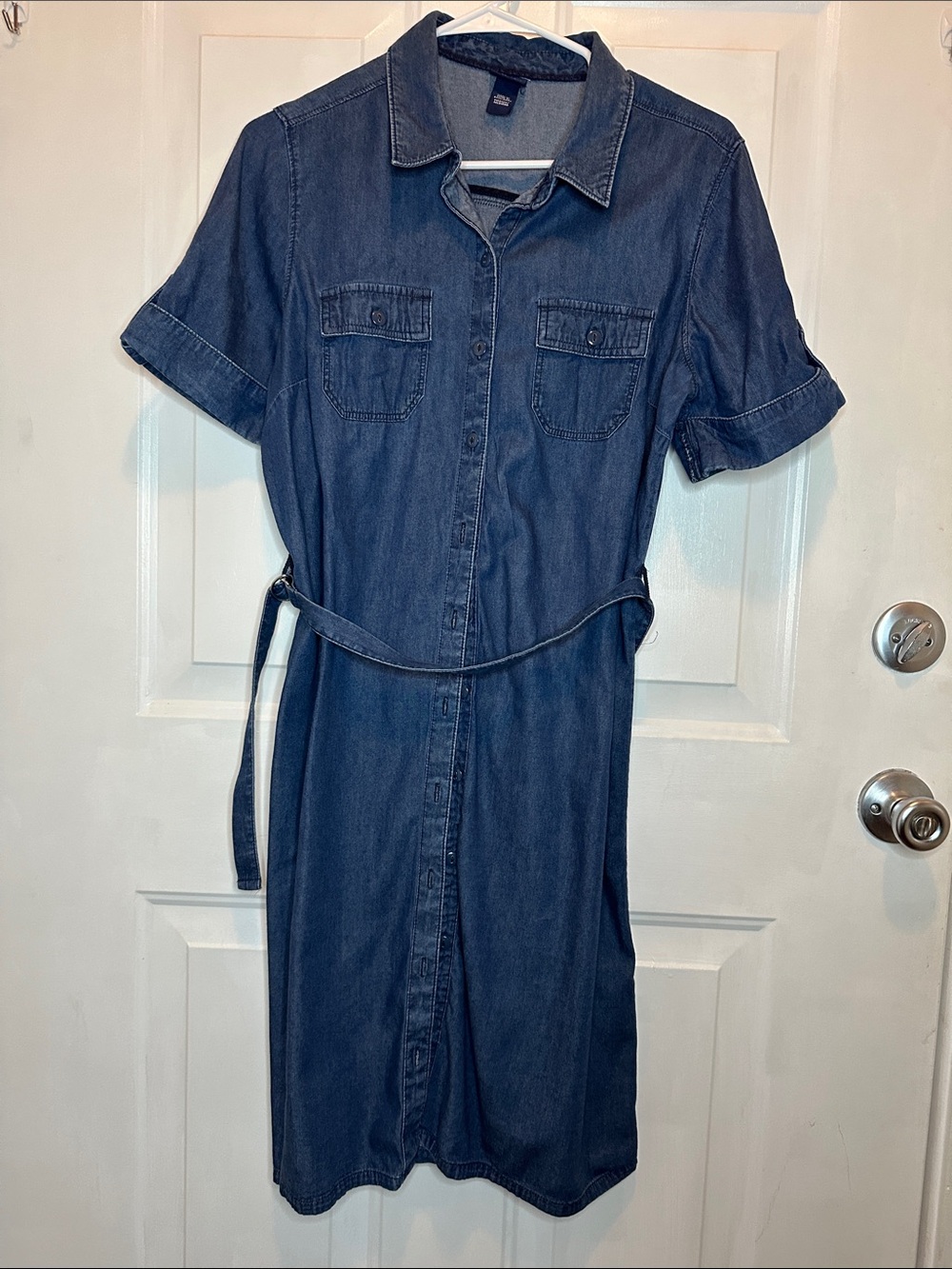 Basic Editions Indigo Denim Shirt Dress